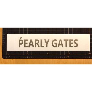 パーリーゲイツ(PEARLY GATES)のパーリーゲイツ  カッティングステッカー　ホワイト×4 ブラック×2(その他)