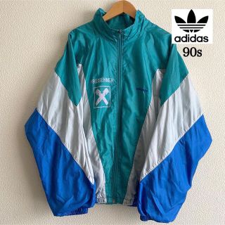 adidas ナイロンジャケット　カラフル