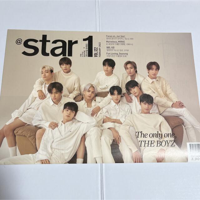 THE BOYZ(ザボーイズ)の韓国雑誌　@star1 2022.2月号　表紙THE BOYZ エンタメ/ホビーの雑誌(音楽/芸能)の商品写真