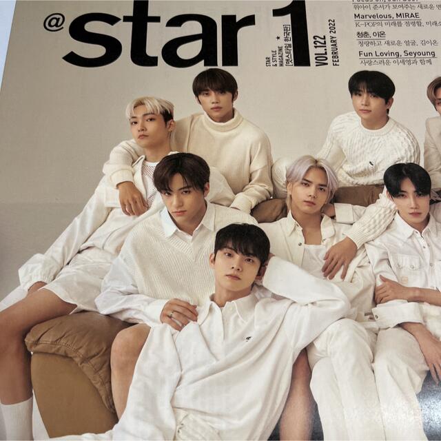 THE BOYZ(ザボーイズ)の韓国雑誌　@star1 2022.2月号　表紙THE BOYZ エンタメ/ホビーの雑誌(音楽/芸能)の商品写真