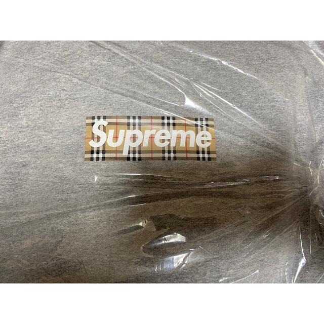 保障できる】 Supreme - シュプリーム Hooded Logo Box Burberry