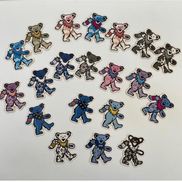 専用ページ　Grateful Dead Bear フレークシール エンタメ/ホビーのおもちゃ/ぬいぐるみ(キャラクターグッズ)の商品写真