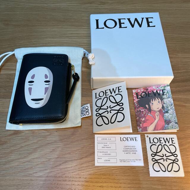 LOEWE(ロエベ)の LOEWEロエベ　千と千尋の神隠し カオナシ スリムジップ ウォレット レディースのファッション小物(財布)の商品写真