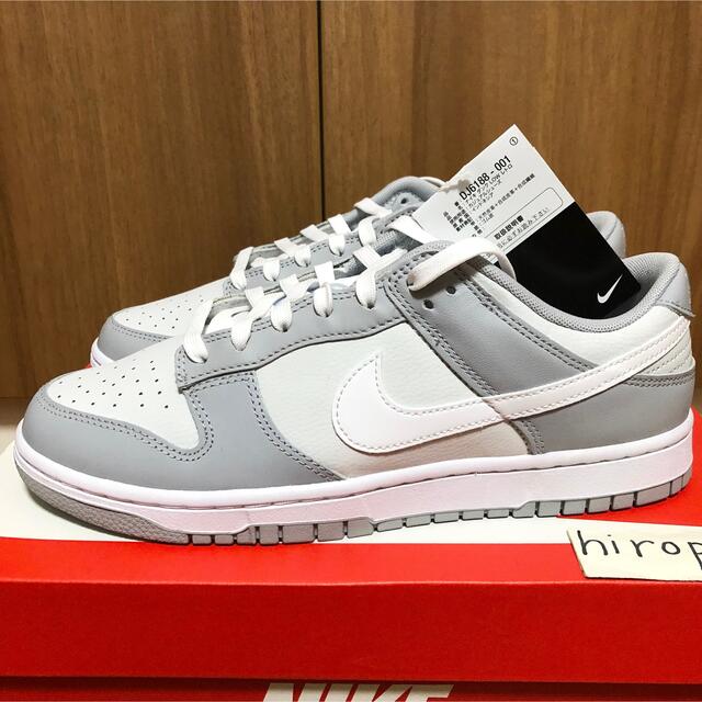 NIKE(ナイキ)のNIKE DUNK LOW RETRO ウルフグレー 27.5cm メンズの靴/シューズ(スニーカー)の商品写真