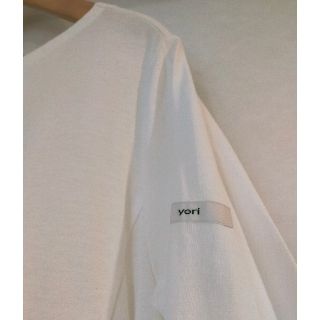 yori ボートネック ダブルフレアカットソー