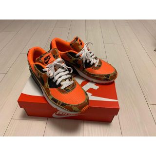 ナイキ(NIKE)のNIKE AIR MAX 90 DUCK CAMO TOTAL ORANGE(スニーカー)