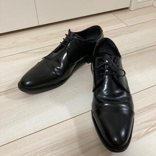 アオキ(AOKI)のMA-JI MASATOMO BLACKLABEL 革靴　25.5㎝(ドレス/ビジネス)