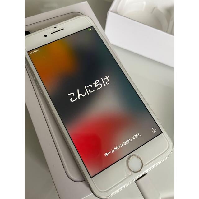 iPhone8 シルバー GB simロック解除済み 箱あり スマートフォン本体