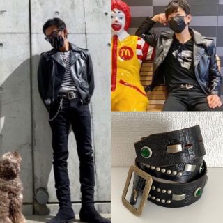 キムタク着 テンダーロイン レザー ベルト HTC PORTER コラボ