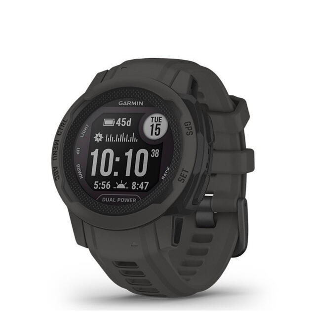 GARMIN(ガーミン)のGARMIN Instinct 2S Dual Power graphite メンズの時計(腕時計(デジタル))の商品写真