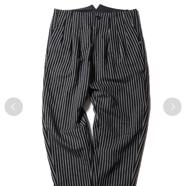 JieDa GABARDINE 3 TUCK SLACKS BLACK 2