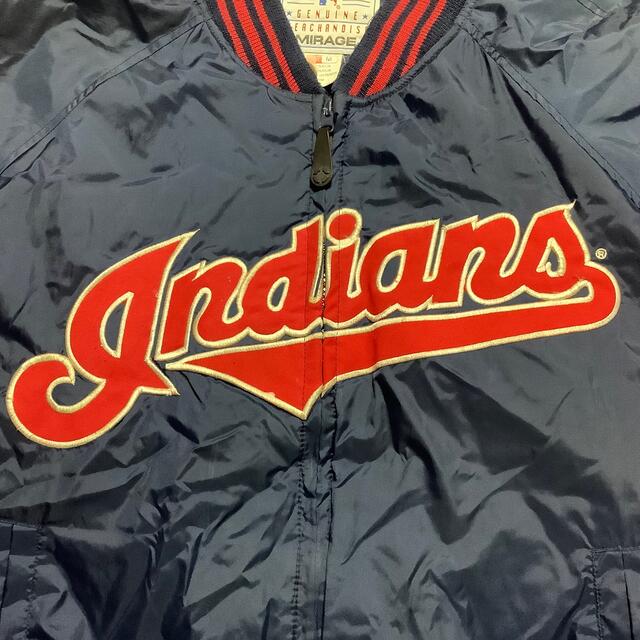 Cleveland Indians スタジャン 90s MLB ヴィンテージ www