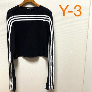 ワイスリー(Y-3)のY-3 ★ワイスリー y3 ★黒 長袖TシャツサイズM(Tシャツ/カットソー(七分/長袖))