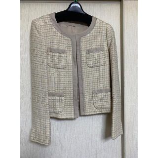 アナイ ツイードジャケット ノーカラージャケット(レディース)の通販 ...
