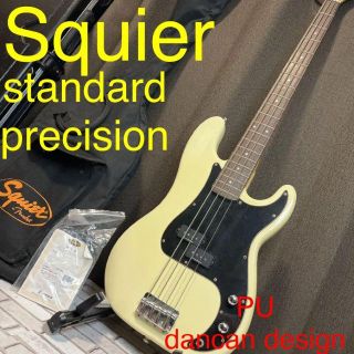 <2247> Squier standard precision bass 白