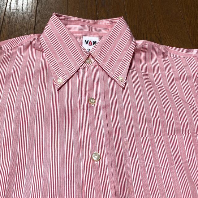VAN Jacket(ヴァンヂャケット)の美品７０年代ビンテージ　半袖　VAN ボタンダウンシャツ メンズのトップス(シャツ)の商品写真