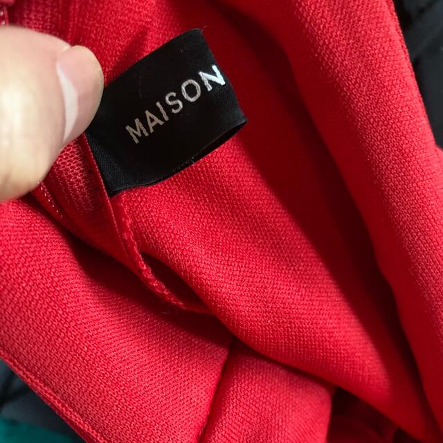 Maison Special メゾンスペシャル カラーフレアパンツ（RED