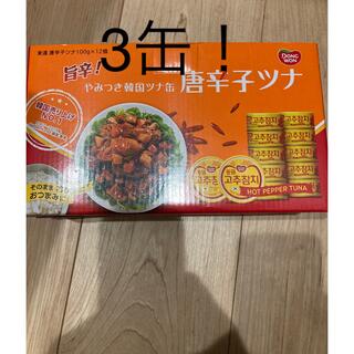 たけぴょん333様　専用　コストコ　トウガラシツナ缶　3缶(缶詰/瓶詰)
