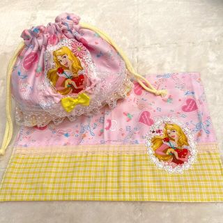 プリンセス＊オーロラ姫 お弁当袋 ランチクロス ハンドメイド(外出用品)