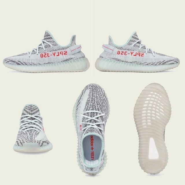 adidas Yeezy Boost 350 V2 Blue Tint 30.5 3