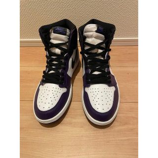 ナイキ(NIKE)のNIKE ジョーダン1 コートパープル28.5(スニーカー)