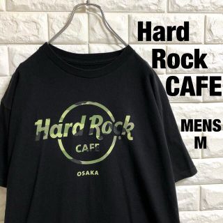 ハードロックカフェ(Hard Rock CAFE)のハードロックカフェ　OSAKA 半袖Tシャツ　ブラック　メンズMサイズ(Tシャツ/カットソー(半袖/袖なし))