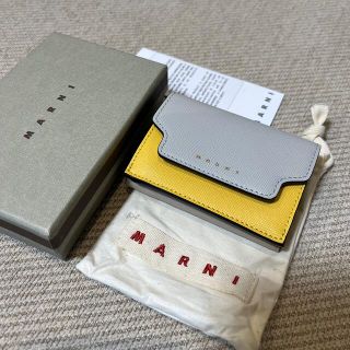 マルニ(Marni)の＊5/1まで(mami様専用)新品 Marni 三つ折り財布 マルニ イエロー(財布)