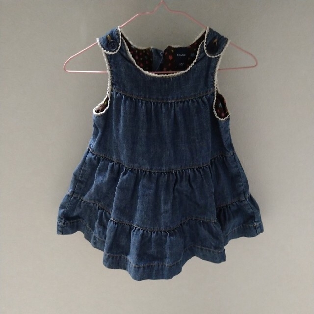 babyGAP(ベビーギャップ)の女の子90　ワンピース2枚セット売り　Gap、H＆M キッズ/ベビー/マタニティのキッズ服女の子用(90cm~)(ワンピース)の商品写真