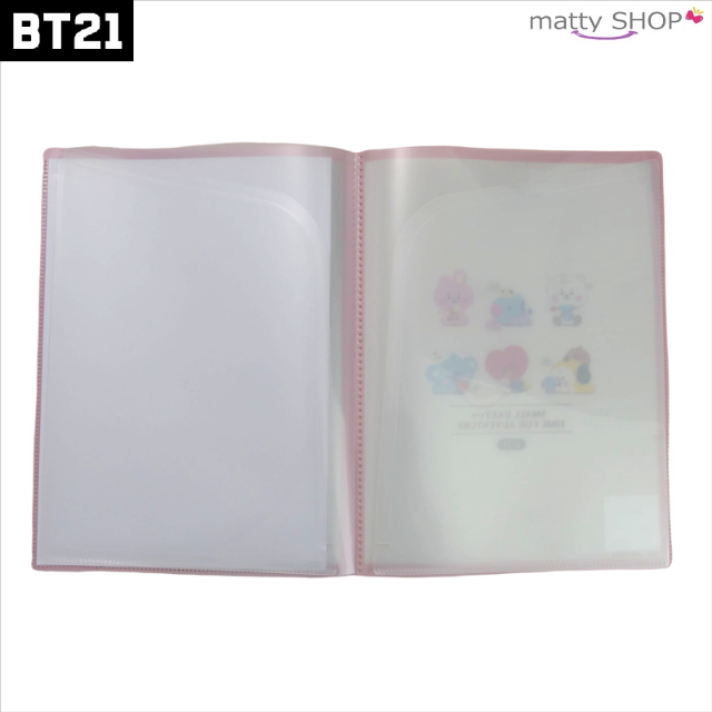 BT21(ビーティーイシビル)のBT21 10ポケットクリアファイル ちびぬい整列 エンタメ/ホビーのアニメグッズ(クリアファイル)の商品写真