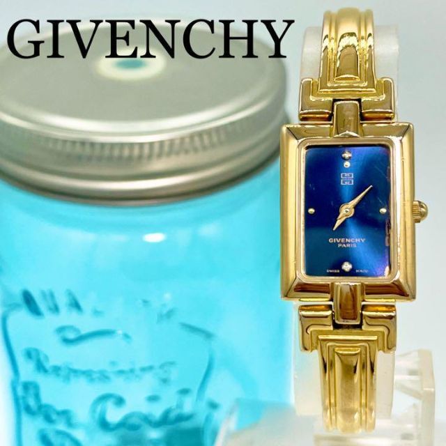 廉売 97 GIVENCHY ジバンシー時計 レディース腕時計 ハングル 2Pダイヤ