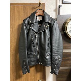 ルイスレザー(Lewis Leathers)の極美品　ルイスレザー　LewisLeathers 402 ライトニングTF 36(ライダースジャケット)