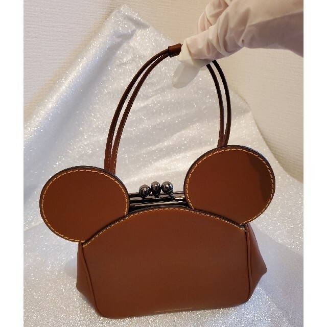 COACHの茶色のディズニーコラボがま口ハンドバッグショルダーバッグ値下げします