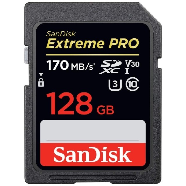 新品★128GB SDXCカードSDカードSanDisk Extreme Pro