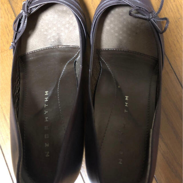 NEORHYTHM ネオリズム　パンプス　24 ブラウン　日本製 レディースの靴/シューズ(ハイヒール/パンプス)の商品写真