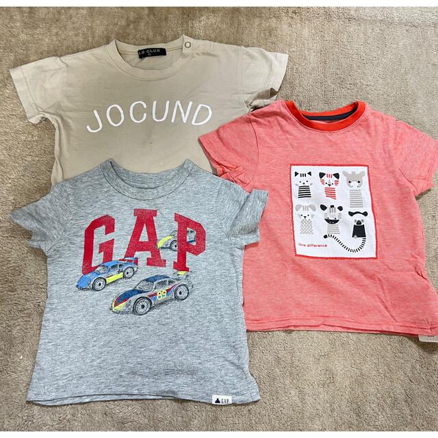 GAP(ギャップ)のGAP等　子供Tシャツ　3枚　85〜90 キッズ/ベビー/マタニティのベビー服(~85cm)(Ｔシャツ)の商品写真