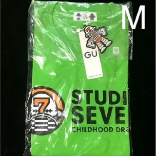 ジーユー(GU)のSTUDIO SEVEN GU Tシャツ 緑　グリーン　EXILE NAOTO(Tシャツ/カットソー(半袖/袖なし))