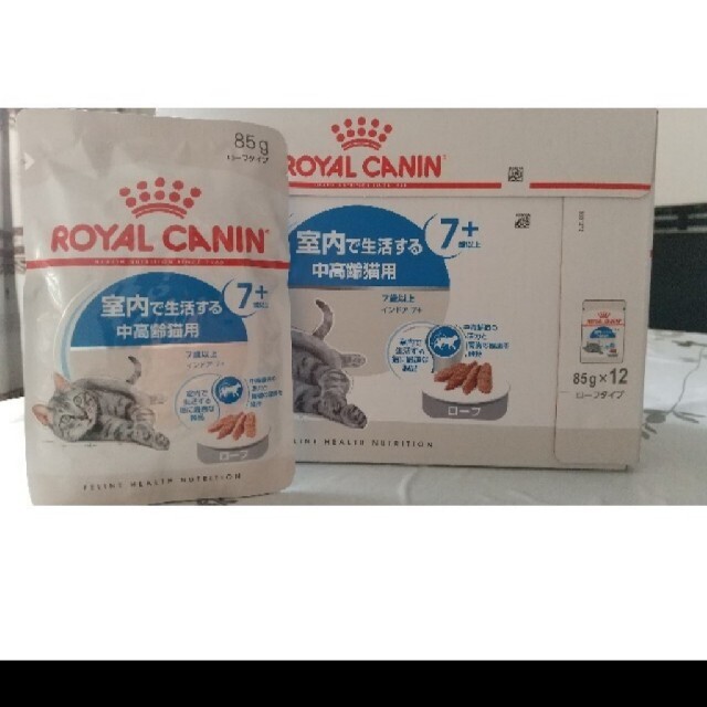 ROYAL CANIN(ロイヤルカナン)のロイヤルカナン インドア7+ ウエット(5個＋おまけウエット1個付) その他のペット用品(猫)の商品写真