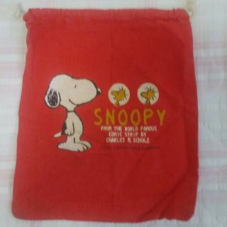 スヌーピー(SNOOPY)のスヌーピー巾着　昭和レトロ(キャラクターグッズ)