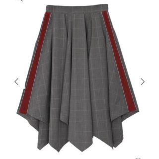 パメオポーズ(PAMEO POSE)の値下げ！pameo pose 　asymmetry flare skirt(ロングスカート)