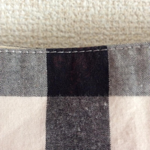 H&M(エイチアンドエム)のH&M Divided ギンガムチェック ボリュームスカート ブラック×ホワイト レディースのスカート(ミニスカート)の商品写真