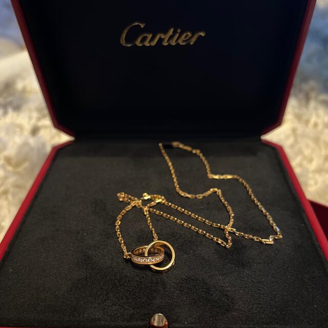 Cartier カルティエ ミニラブネックレス ピンクゴールド ダイヤ