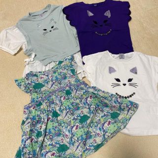 アナスイミニ(ANNA SUI mini)のアナスイミニ　120 女の子　ナルミヤ　メゾピアノ　美品(Tシャツ/カットソー)