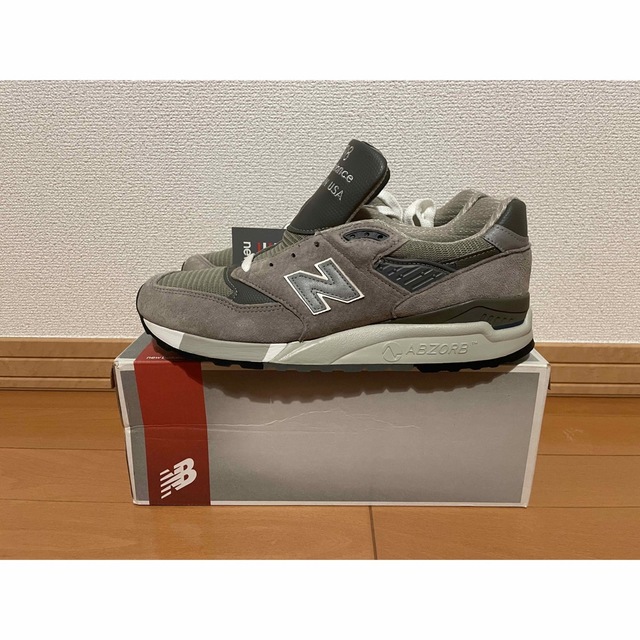 【新品】New balance M998 グレー 27.5cm