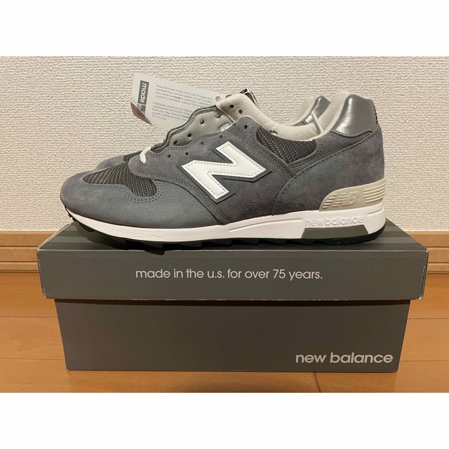 【新品】New balance M1400GJ グレー 27.5cm