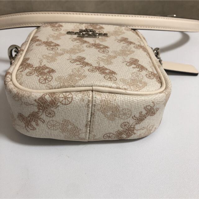 COACH コーチ ショルダーバッグ　ホワイト 4