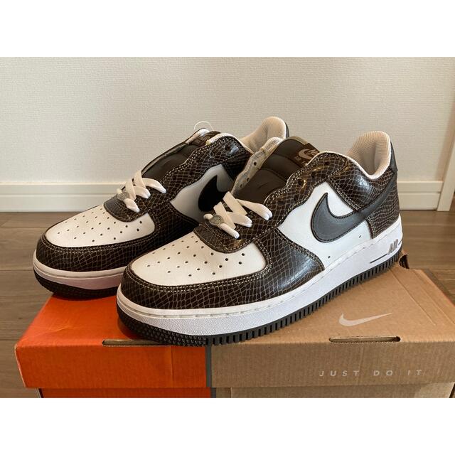 NIKE AIR FORCE1 PREMIUM LOW 茶蛇