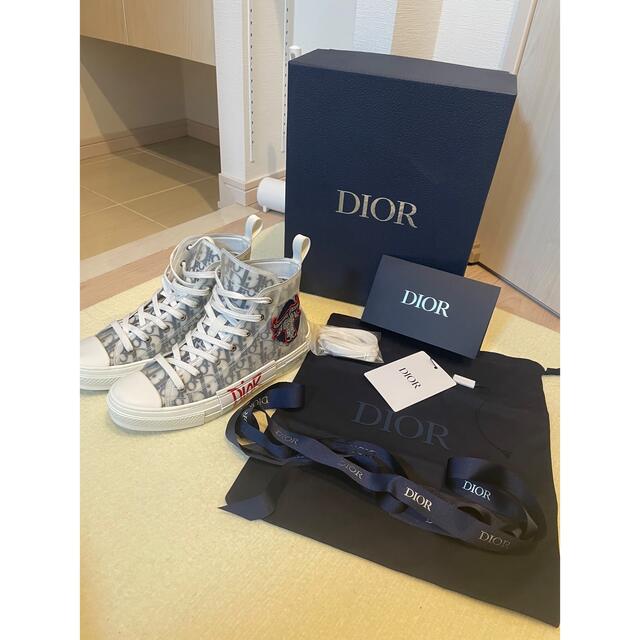 Dior ステューシー 靴 シューズ 自身購入 確実正規品 メンズ B23 ステューシー Dior サイズ40 ショーン