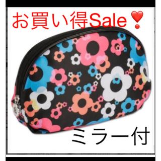 マリークワント(MARY QUANT)のSale❣️【新品タグ付】マリークワント💕ミラー付 ポーチ ペンケース(ポーチ)