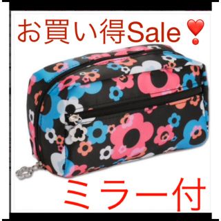 マリークワント(MARY QUANT)のお買い得Sale❣️【新品】マリークワント💕ミラー付 ポーチ ペンケース L(ポーチ)