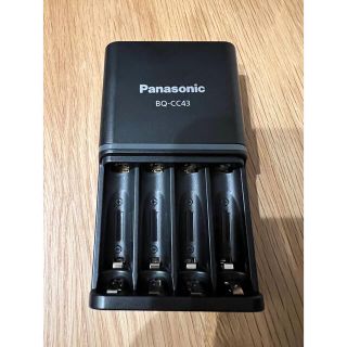 パナソニック(Panasonic)のPanasonic 充電器 単3形 単4形 黒 BQ-CC43(その他)